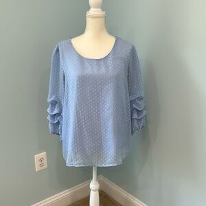 Light blue top perfect for summer!
